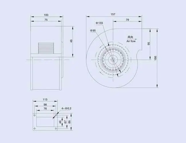 ابعاد جدول هواکش زیلابگ